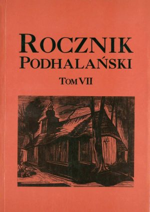 okładka - Rocznik Podhalański – tom VII