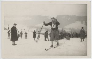narciarze w Tatrach z okresu 20-lecia międzywojennego