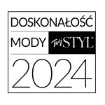 Czarne napisy na białym te logo doskonałość mody twój styl 2024