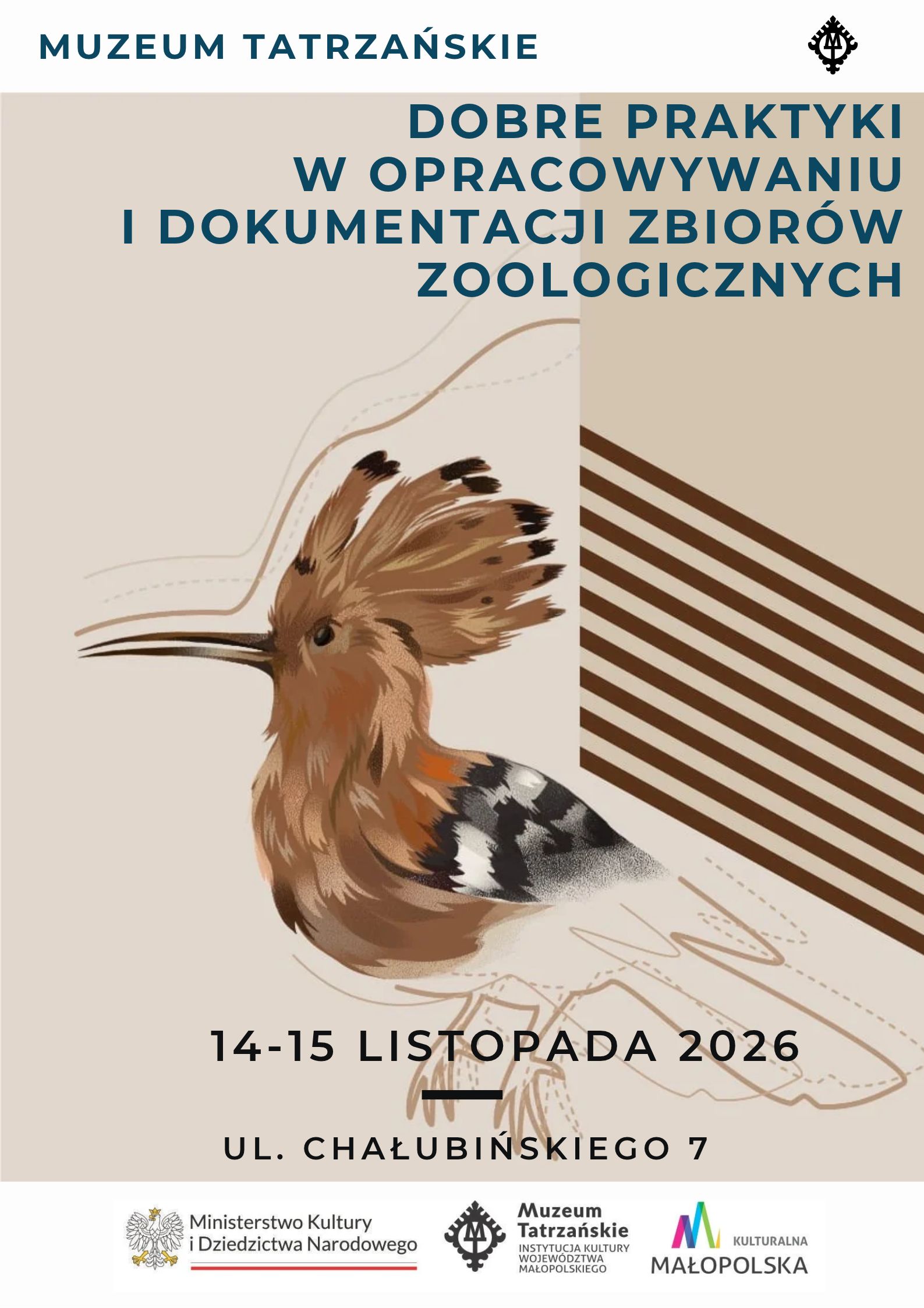 Konferencja Dobre praktyki w opracowywaniu i dokumentacji zbiorów zoologicznych, 14-15 listopada