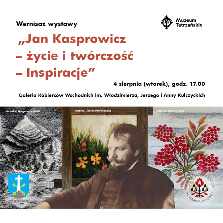 Wernisaż wystawy pokonkursowej ,,Jan Kasprowicz – życie i twórczość – Inspiracje”, 4 sierpnia