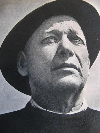 Czarno biała fotografia mężczyzny, Józefa Krzeptowskiego w kapeluszu