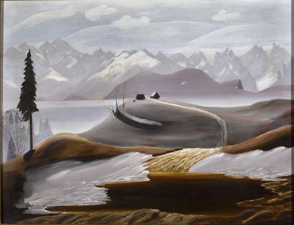Wiosna w górach", Rafał Malczewski, 1937 r.