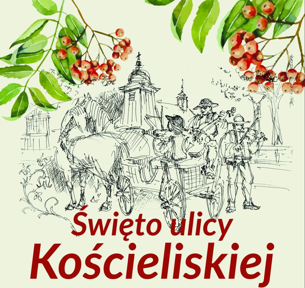 Święto Ulicy Kościeliskiej 22.09.2024 Godz. 9.30 zapalenie zniczy na grobach mieszkańców ulicy Kościeliskiej, na Cmentarzu na Pęksowym Brzyzku Godz. 10.00 Msza św. w intencji mieszkańców ulicy Kościeliskiej w Starym Kościółku Godz. 11.00 Uroczysty przejazd powozami konnymi ulicą Kościeliską oraz poczęstunek przy Chałupie Gąsieniców Sobczaków, filii Muzeum Tatrzańskiego. Na miejscu będzie można obejrzeć księgę z archiwalnymi zdjęciami dokumentującymi dawną ulicę Kościeliską oraz jej mieszkańców Godz. 12.00 -16.00 Szereg atrakcji w ogrodzie przed Willą Kolibą, filią Muzeum Tatrzańskiego. Szczegółowy program na plakacie. W godzinach 12.30 i 14.30 zapraszamy do oprowadzania kuratorskiego po Chałupie Gąsieniców Sobczaków oraz Willi Kolibie, filiach Muzeum Tatrzańskiego Wstęp wolny, w ramach promocji Muzeum Tatrzańskiego.