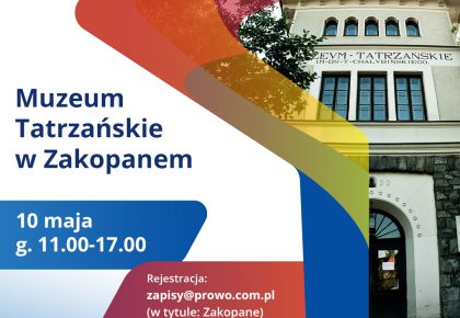 Dni Funduszy Europejskich 2025 w Muzeum Tatrzańskim, 10-11 maja.