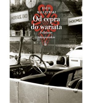 na okładce znajduje się fragment czarno białego samochodu