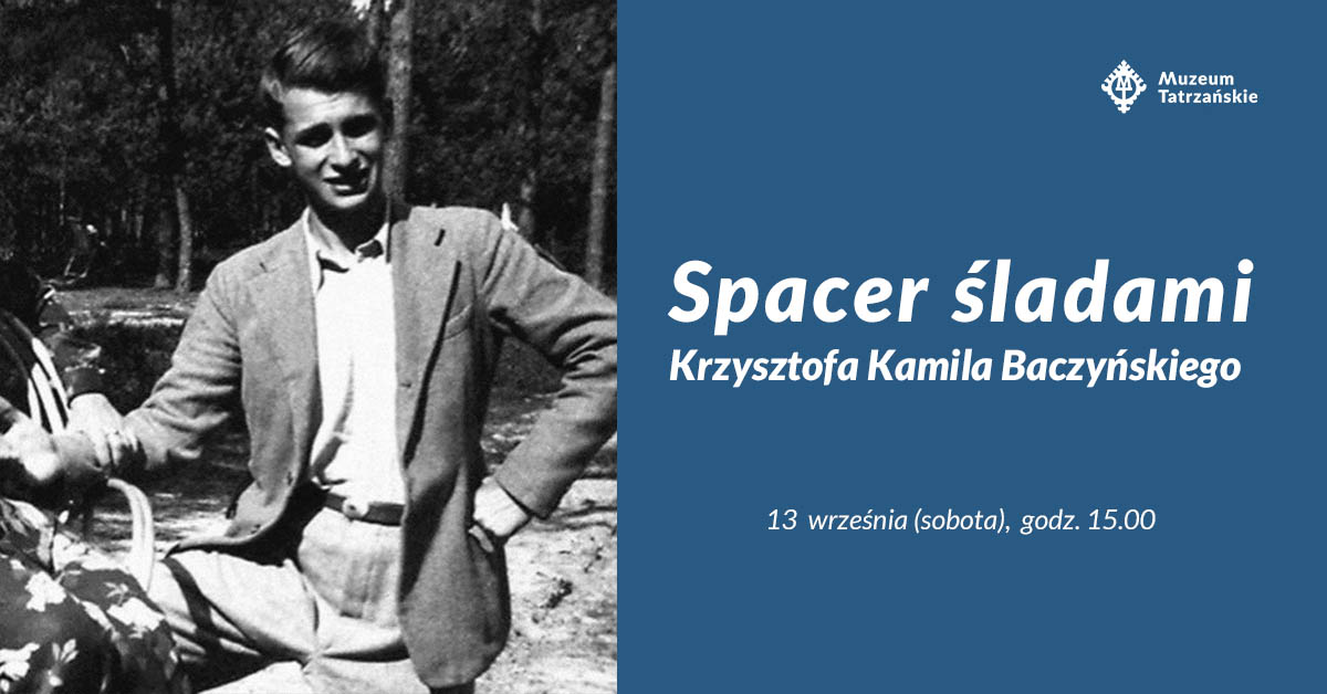 Krzysztof Kamil Baczyński w połowie lat 30., z archiwum Marty Wnyki