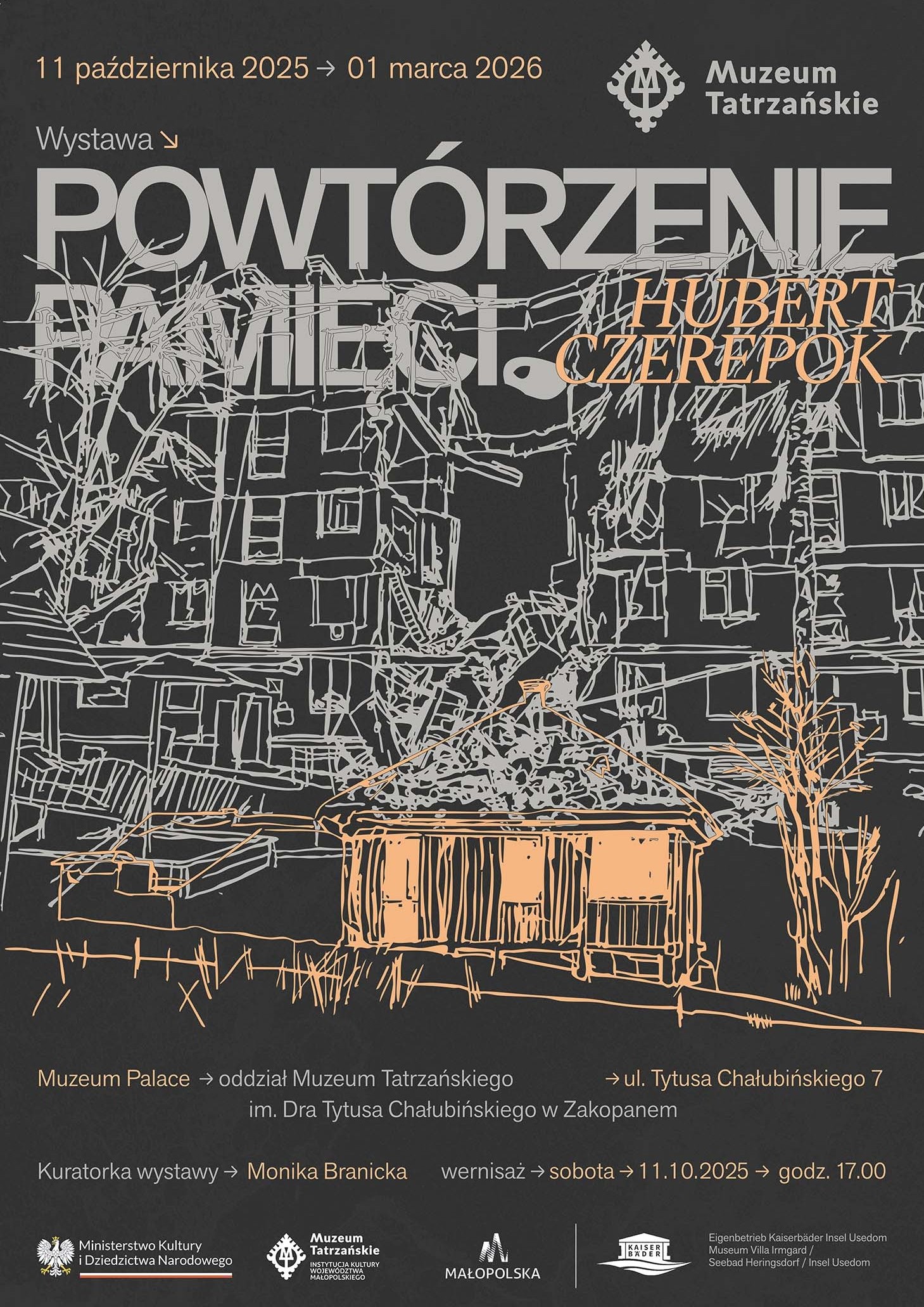 Wernisaż wystawy „Powtórzenie pamięci” Huberta Czerepoka