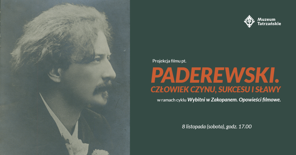 zdjęcie Paderewskiego - czarnobiały portret