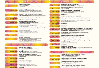 XV Zakopiańskie Spotkania Antropologiczne, 11-14 grudnia