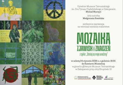 Wernisaż wystawy Mozaika zjawisk i znaczeń z cyklu „Dzisiaj są moje urodziny”, 24 stycznia