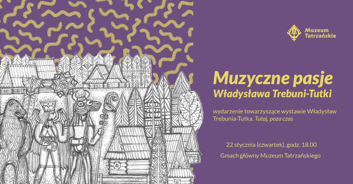 Władysław Trebunia-Tutka, Kolędnicy, 1969, ołówek na papierze, zbiory rodzinne