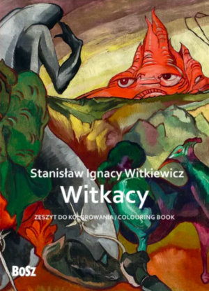 Okładka Stanisław Ignacy Witkiewicz Witkacy Zeszyt do kolorowania/colouring book.