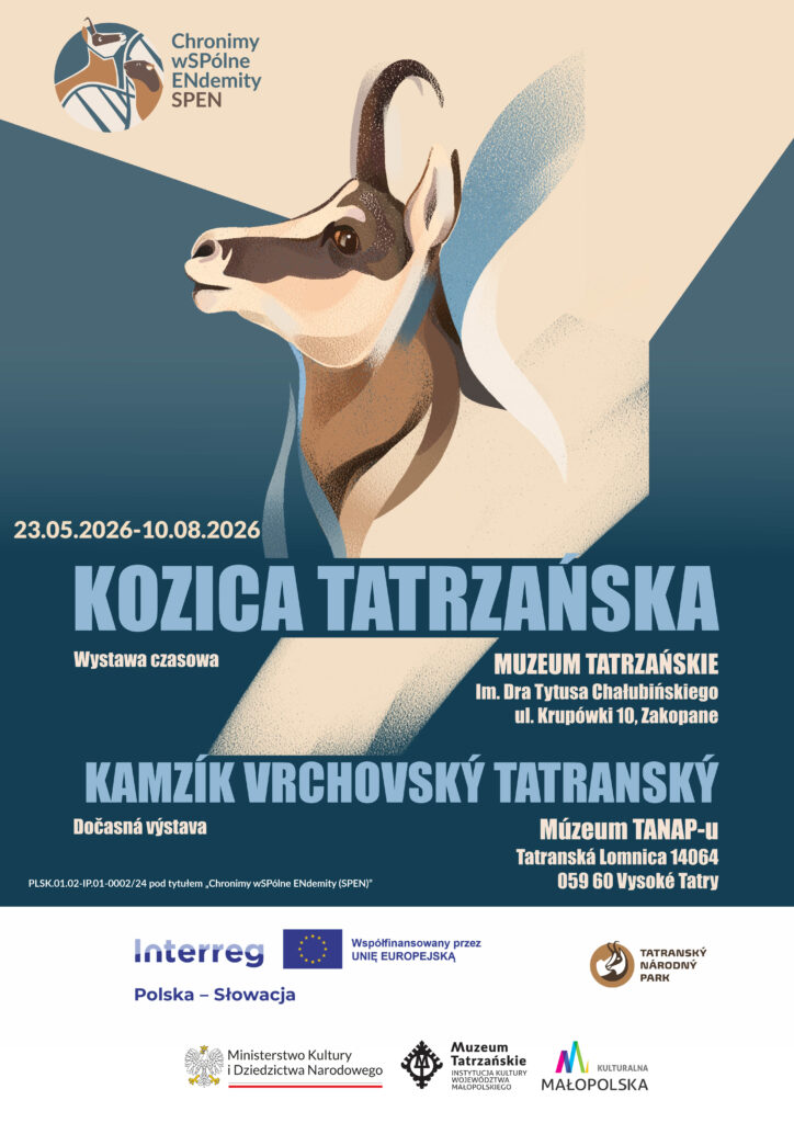 Kozica tatrzańska – Kamzík tatranský, Gmach Główny Muzeum Tatrzańskiego, ul. Krupówki 10
