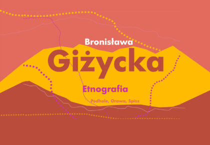BRONISŁAWA GIŻYCKA / ETNOGRAFIA. PODHALE, ORAWA, SPISZ