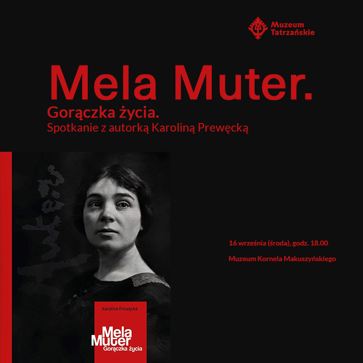 „Mela Muter. Gorączka życia” – spotkanie z autorką Karoliną Prewęcką, 16 września